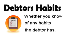 Debtors Known Habits in Edinburgh